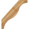 Ekena Millwork 6"W x 36"D x 40"H Funston Rough Sawn Knee Brace, Western Red Cedar BRC06X36X40FST00RWR - alternate 2